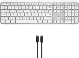 Logitech MX Keys S for Mac Qwertz Weiß