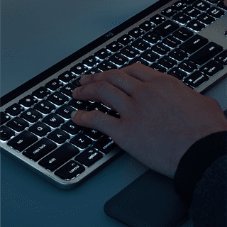 Logitech MX Keys S for Mac Qwertz Weiß