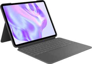 Logitech Combo Touch Apple iPad Pro 13 Zoll (2024) Tastaturhülle QWERTZ Grau