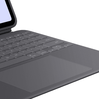 Logitech Combo Touch Apple iPad Pro 13 inches (2024) Keyboard Cover QWERTZ Gray