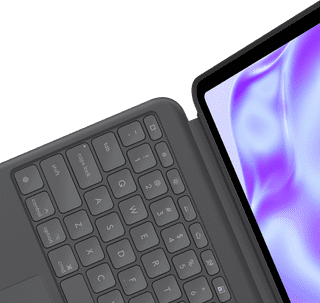 Logitech Combo Touch Apple iPad Pro 13 inches (2024) Keyboard Cover QWERTZ Gray