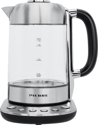 Pierre Wasserkocher PWK7000 Glas mit einstellbarer Temperatur