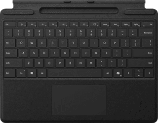 Microsoft Surface Pro Type Cover 13 Zoll mit Stifthalterung Schwarz QWERTZ