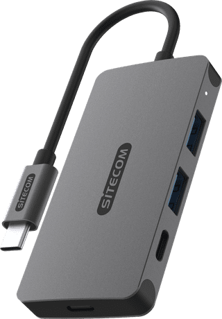 Sitecom USB-C to USB-A/USB-C Hub