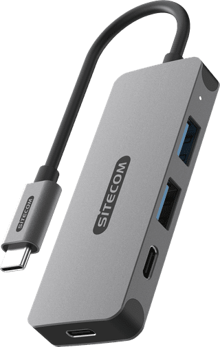 Sitecom USB-C-auf-USB-A- oder -USB-C-Hub 10 GB/s