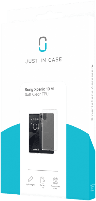 Just in Case Soft Design Sony Xperia 10 VI Backcover Transparent