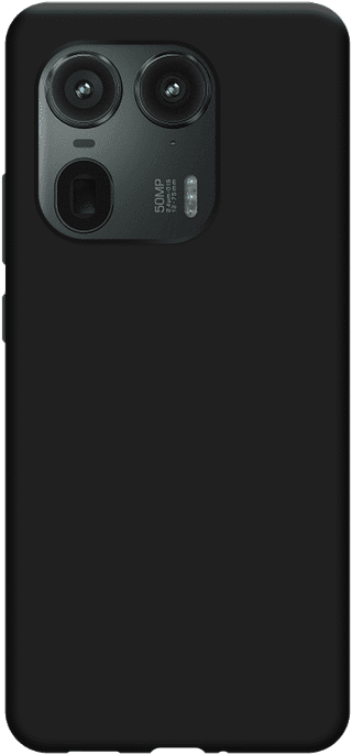 Just in Case Soft Design Motorola Edge 50 Ultra Back Cover Black