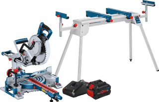 Bosch Professional GCM 18V-254 D + ProCORE 18V 8.0Ah + Underframe