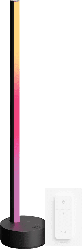 Philips Hue Gradient Signe Tischleuchte Schwarz + Dimmer