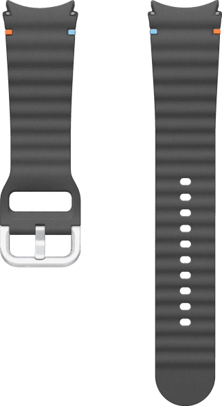 Samsung Silikon-Sportarmband 20 mm Dunkelgrau M/L