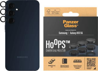 PanzerGlass Hoops Samsung Galaxy A55 Kameraobjektivschutz Glas