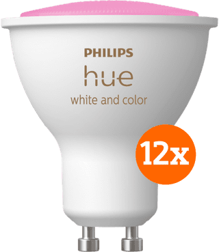 Philips Hue White and Color GU10 12-pack