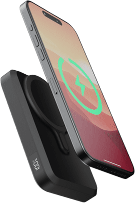 Xtorm Wireless Powerbank mit MagSafe 10.000 mAh Schwarz mit Schnellladefunktion