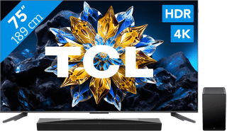 TCL QLED 75C61B Pro (2024) + Soundbar