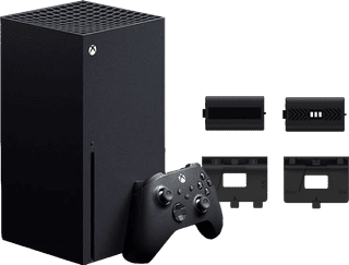 Xbox Series X + BlueBuilt Aufladbare Batterien