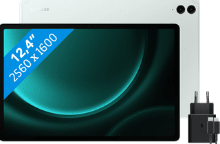 Samsung Galaxy Tab S9 FE Plus 128GB Wi-Fi Grün + Samsung Ladegerät