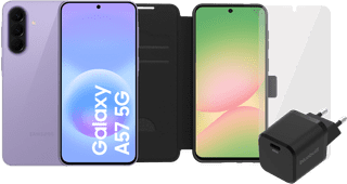 Samsung Galaxy A57 256GB Lila 5G + Komplettes Zubehörset