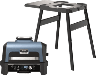 Ninja Woodfire Pro XL Electric BBQ Grill and Smoker OG901EU + Ninja Woodfire Stand