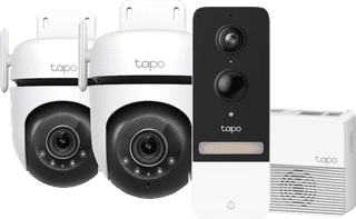 TP-Link Tapo C520WS 2-pack + Smart Battery Video Doorbell D230S1