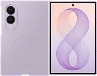Samsung Galaxy Z Fold 8 Silicone Back Cover with Magnet Purple
