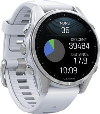 Garmin Fenix 8 Silber/Weiß 43 mm