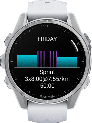 Garmin Fenix 8 Silber/Weiß 43 mm