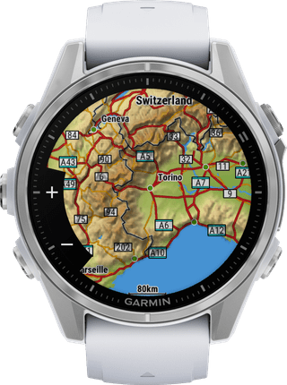 Garmin Fenix 8 Silber/Weiß 43 mm