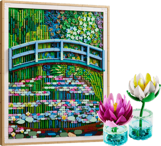 LEGO Seerosen Kunst Set 31220 + 11511