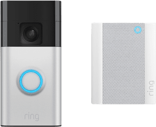 Ring Battery Video Doorbell Nickel + Chime