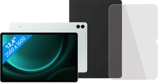 Samsung Galaxy Tab S9 FE Plus 128GB Wi-Fi Grün + Schutzpaket