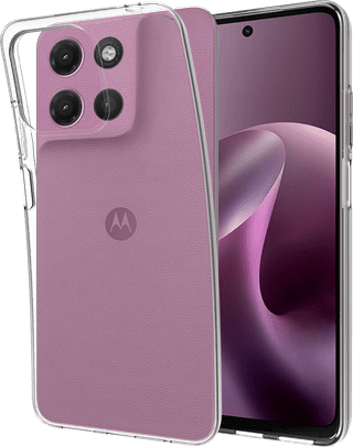 Just in Case Soft Design Motorola Moto G17 / G17 Power Backcover Transparent