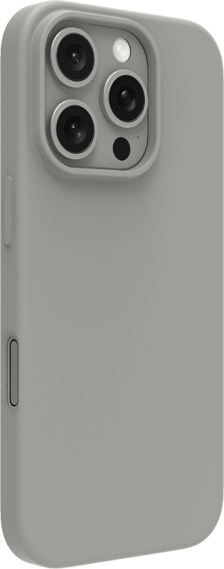 BlueBuilt Back Cover iPhone 16 Pro Gray + Screen Protector Glass Duo Pack