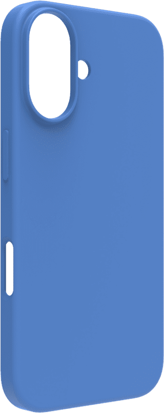 BlueBuilt Back Cover iPhone 16 Blue + Screen Protector Glass Duo Pack