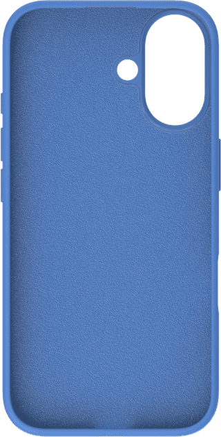 BlueBuilt Back Cover iPhone 16 Blue + Screen Protector Glass Duo Pack