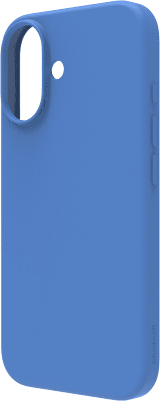 BlueBuilt Back Cover iPhone 16 Blue + Screen Protector Glass Duo Pack