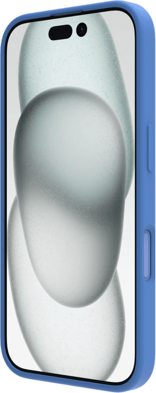 BlueBuilt Back Cover iPhone 16 Blue + Screen Protector Glass Duo Pack