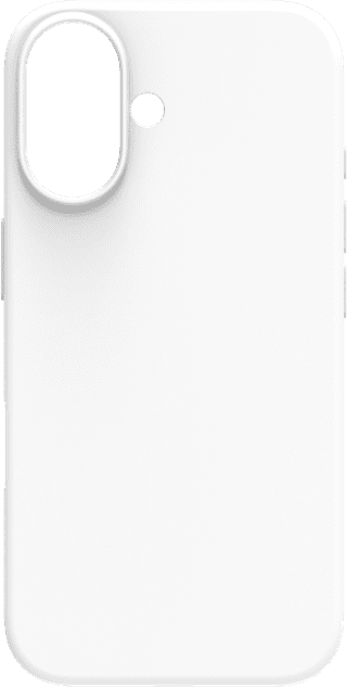 BlueBuilt Back Cover iPhone 16 White + Privacy Filter Screen Protector Glass