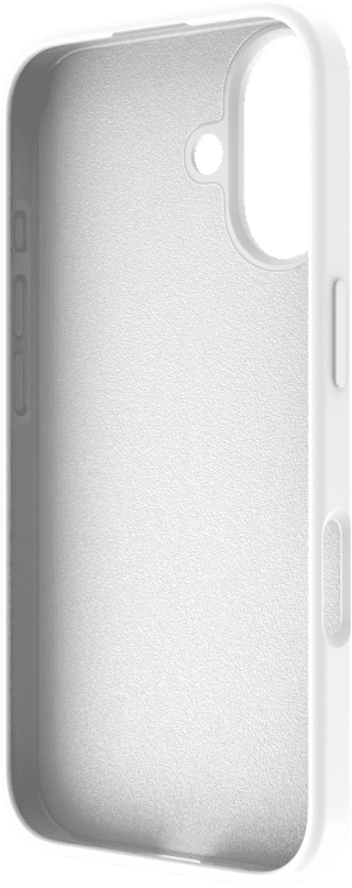 BlueBuilt Back Cover iPhone 16 White + Privacy Filter Screen Protector Glass