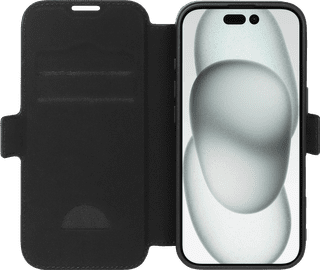 BlueBuilt Apple iPhone 16 Book Case Leder Schwarz