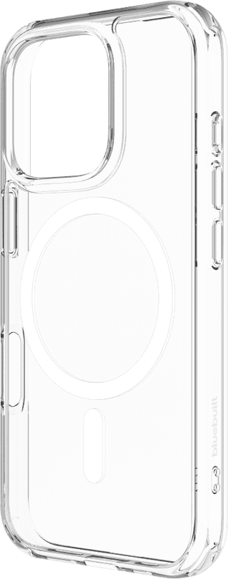 BlueBuilt Protective Back Cover with MagSafe iPhone 16 Pro Transparent