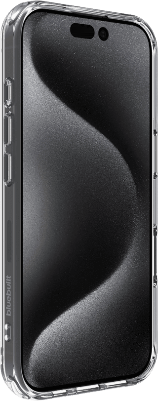 BlueBuilt Protective Back Cover with MagSafe iPhone 16 Pro Transparent
