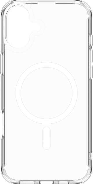 BlueBuilt Protective Back Cover with MagSafe iPhone 16 Plus Transparent