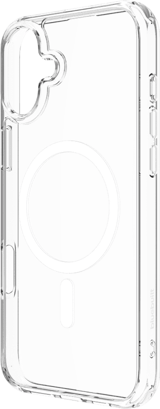 BlueBuilt Protective Back Cover with MagSafe iPhone 16 Plus Transparent