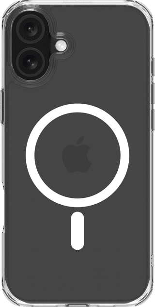 BlueBuilt Protective Back Cover with MagSafe iPhone 16 Plus Transparent