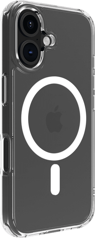BlueBuilt Protective Back Cover with MagSafe iPhone 16 Transparent