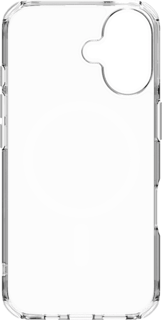 BlueBuilt Protective Back Cover with MagSafe iPhone 16 Transparent