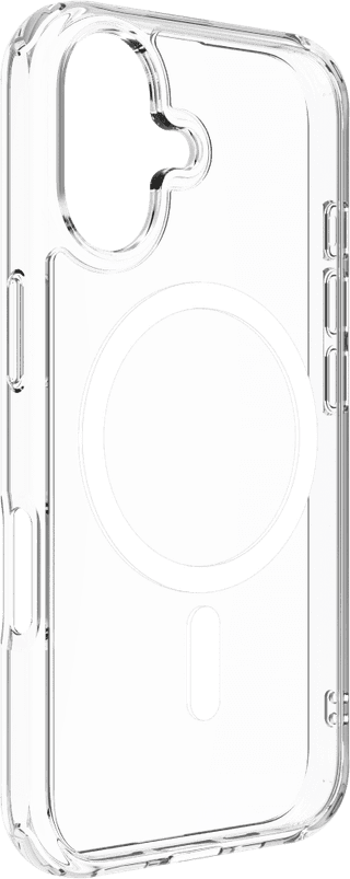 BlueBuilt Protective Back Cover with MagSafe iPhone 16 Transparent