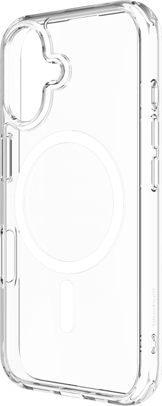 BlueBuilt Protective Back Cover with MagSafe iPhone 16 Transparent