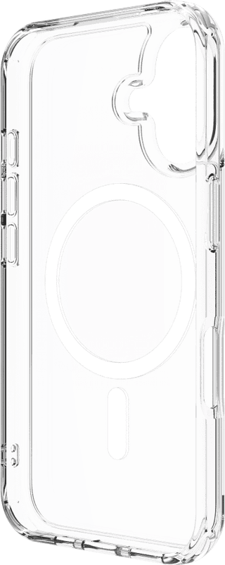 BlueBuilt Protective Back Cover with MagSafe iPhone 16 Transparent