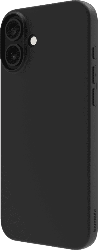 BlueBuilt Back Cover Apple iPhone 16 Plus Black + Screen Protector Glass